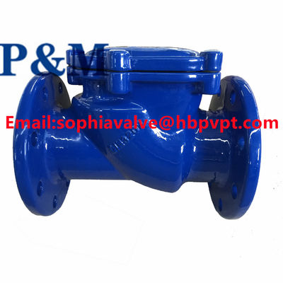DN100 PN16 GGG50 swing check valve