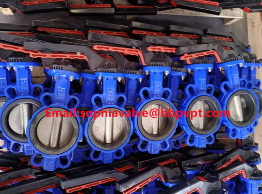 DIN PN16 cast iron butterfly valve