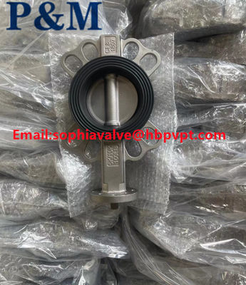 CF8 CF8M stailness steel butterfly valve