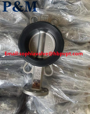 CF8 CF8M stailness steel butterfly valve