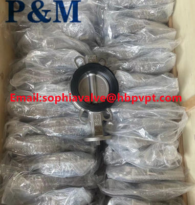 CF8 CF8M stailness steel butterfly valve