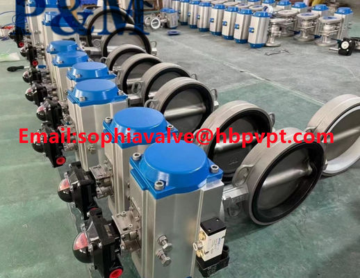 CF8 CF8M stailness steel butterfly valve