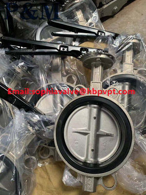 CF8 CF8M stailness steel butterfly valve