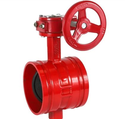 ANSI Grooved End ductile iron butterfly valve