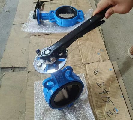 DIN3354 PN16 cast iron butterfly valve made in China