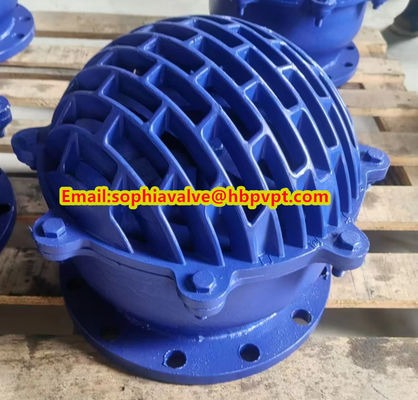 resilient seal cast iron flanged foot valve