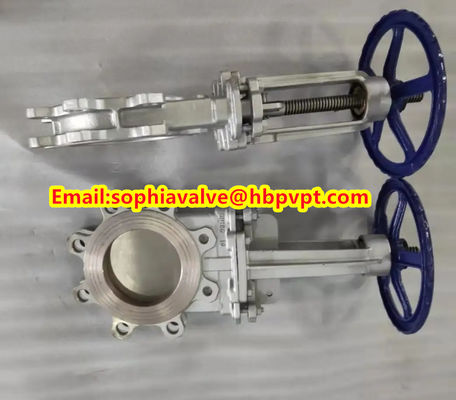JIS 10K cast steel knife gate valve factory from Xingtai