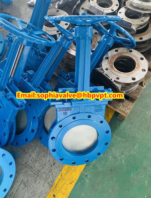 JIS 10K cast steel knife gate valve factory from Xingtai
