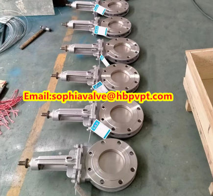 JIS 10K cast steel knife gate valve factory from Xingtai