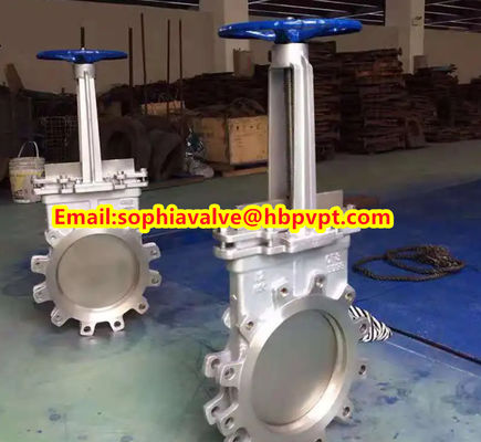 JIS 10K cast steel knife gate valve factory from Xingtai