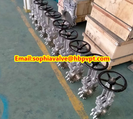 JIS 10K cast steel knife gate valve factory from Xingtai