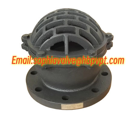cast iron BS4504 resilient seal foot valve