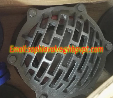 cast iron BS4504 resilient seal foot valve