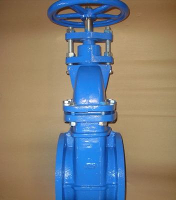 DN150 PN10 GG25 non-rising stem flanged gate valve