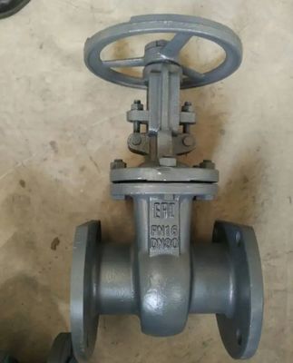 GOST Z41T-16 cast steel flanged gate valve