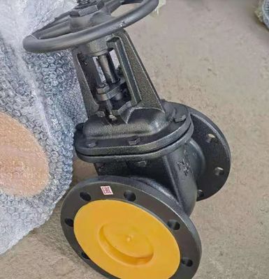 Z44T Gost Py10 cast iron metal seal gate valve with black color