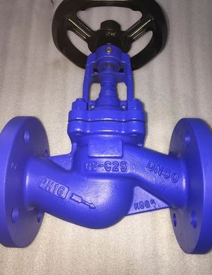 PN16 DIN3356 bellows globe valve from PAWOFUOU valve
