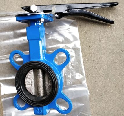 JIS 5K 10K lever operation ductile iron butterfly valve