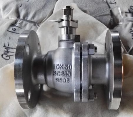 Q41F Stainless steel CF8 2-PC JIS10K ball valve